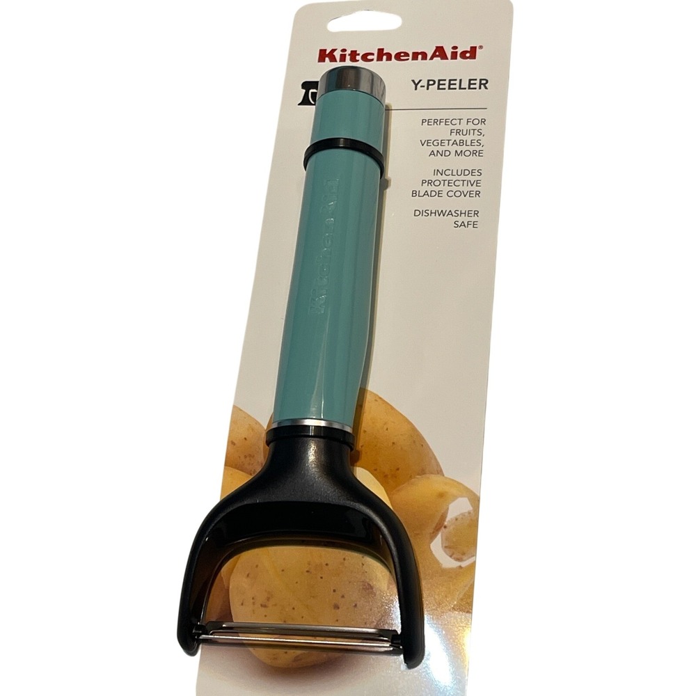 KitchenAid Y-Peeler Aqua Sky Blue Stainless Steel Blade KE145OHAQA‎ NEW